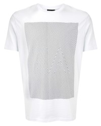 Emporio Armani Geometric Logo Print T Shirt