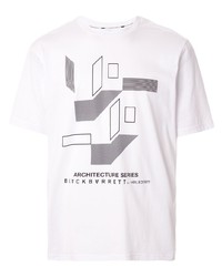 Blackbarrett Geometric Print Logo T Shirt