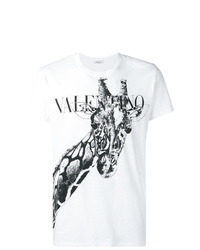 Valentino Giraffe Print T Shirt
