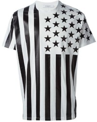 Givenchy Stars And Stripes Print T Shirt