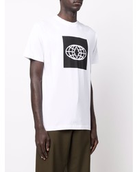 Marcelo Burlon County of Milan Globe Print T Shirt