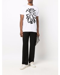 Karl Lagerfeld Graphic Logo Print Cotton T Shirt