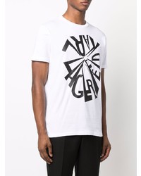 Karl Lagerfeld Graphic Logo Print Cotton T Shirt