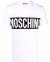 Moschino Graphic Logo Print Crew Neck T Shirt