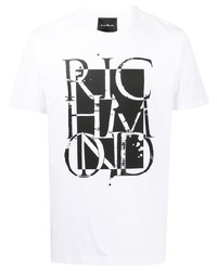 John Richmond Graphic Logo Print T Shirt