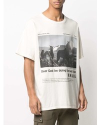 Rhude Graphic Print Cotton T Shirt