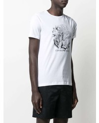 Emporio Armani Graphic Print Cotton T Shirt