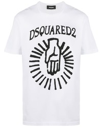 DSQUARED2 Graphic Print Cotton T Shirt