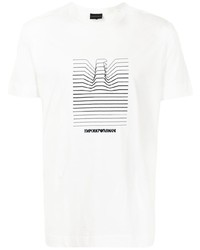 Emporio Armani Graphic Print Cotton T Shirt