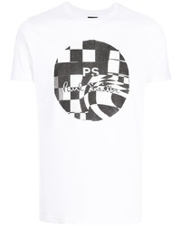 PS Paul Smith Graphic Print Cotton T Shirt