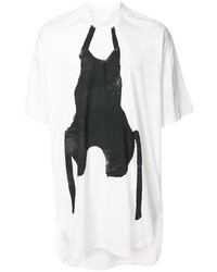 Julius Graphic Print Long Line T Shirt