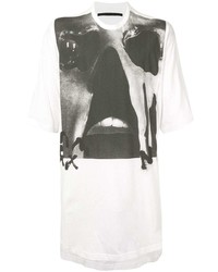 Niløs Graphic Print Longline T Shirt