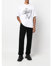 Off-White Graphic Print Short Sleeve T Shirt