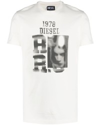 Diesel Graphic Print Short Sleeve T Shirt