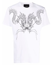 John Richmond Graphic Print Short Sleeved T Shirt