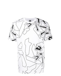 Les Hommes Urban Graphic Print T Shirt