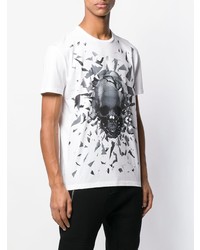 Alexander McQueen Graphic Skull Print T Shirt