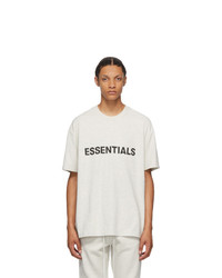 Essentials Grey Heather Logo T Shirt