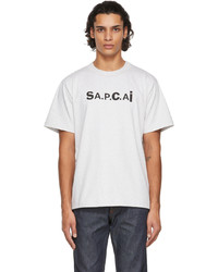 A.P.C. Grey Sacai Edition Kiyo T Shirt