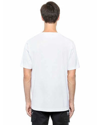 Dolce & Gabbana Hashtag Printed Cotton Jersey T Shirt