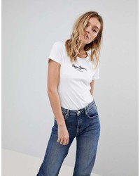 Pepe Jeans Heritage Logo T Shirt