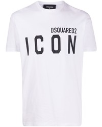 DSQUARED2 Icon Print Crew Neck T Shirt
