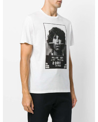 Neil Barrett Jimi Morrison Print T Shirt