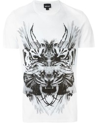 Just Cavalli Animal Collage Print T Shirt