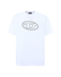 Diesel Just Cotton Graphic Tee In White At Nordstrom