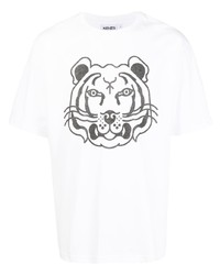 Kenzo K Tiger Graphic Print T Shirt
