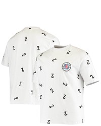 FANATICS Kawhi Leonard White La Clippers All Over Number T Shirt