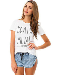Kill Brand The Death Metal Tee In White