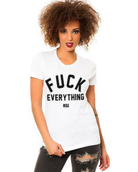 Kill Brand The Fck Everything Tee In White