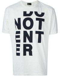 Kolor Do Not Enter Print T Shirt