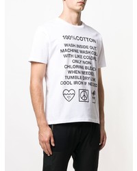 Moschino Underwear Label Print T Shirt
