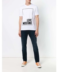 Love Moschino Large Logo Patch T Shirt