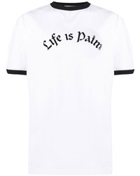 Palm Angels Life Is Palm Print T Shirt