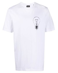 Diesel Lightbulb Logo Print T Shirt