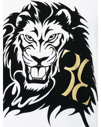 Billionaire Lion And Monogram Print T Shirt