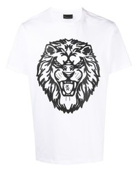 Billionaire Lion Embroidery T Shirt
