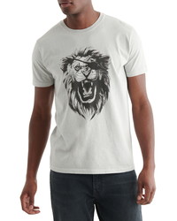 Lucky Brand Lion Patch Graphic Tee