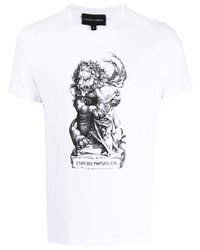 Emporio Armani Lion Print T Shirt