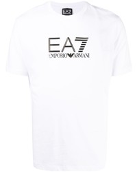 Ea7 Emporio Armani Logo Appliqu T Shirt