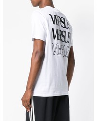 Versus Logo Back Print T Shirt