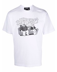 DOMREBEL Logo Couch Print T Shirt