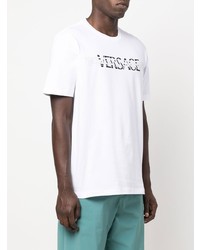 Versace Logo Crew Neck T Shirt