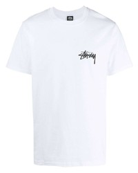 Stussy Logo Crew Neck T Shirt