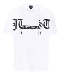Just Cavalli Logo Crew Neck T Shirt