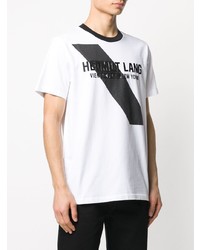 Helmut Lang Logo Embellished T Shirt