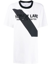 Helmut Lang Logo Embellished T Shirt